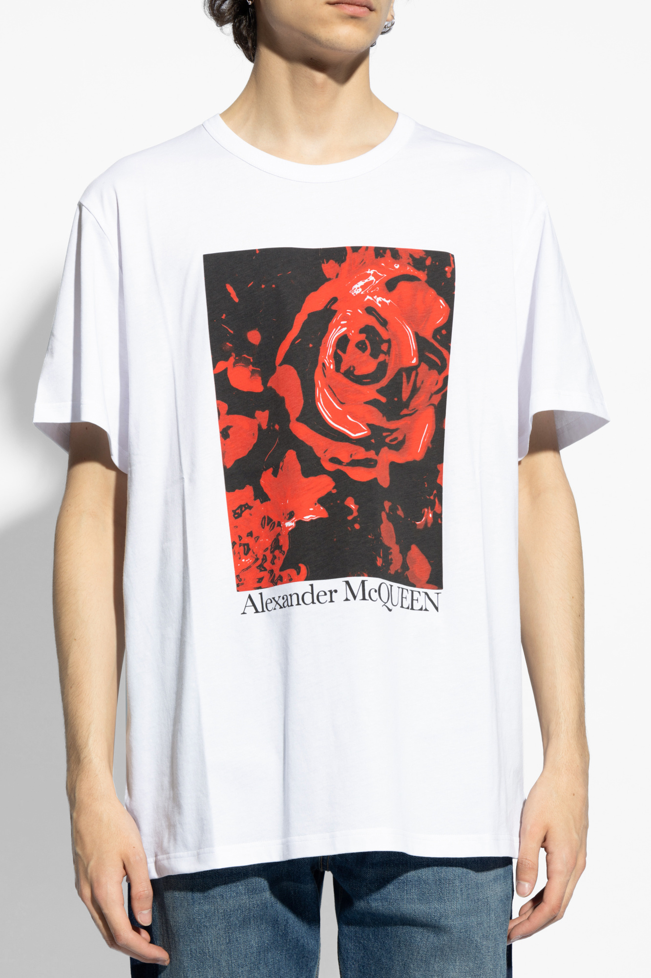 Alexander McQueen T-shirt with logo | Men's Clothing | Vitkac Alexander McQueen T-shirt with logo | Men's Clothing | Vitkac